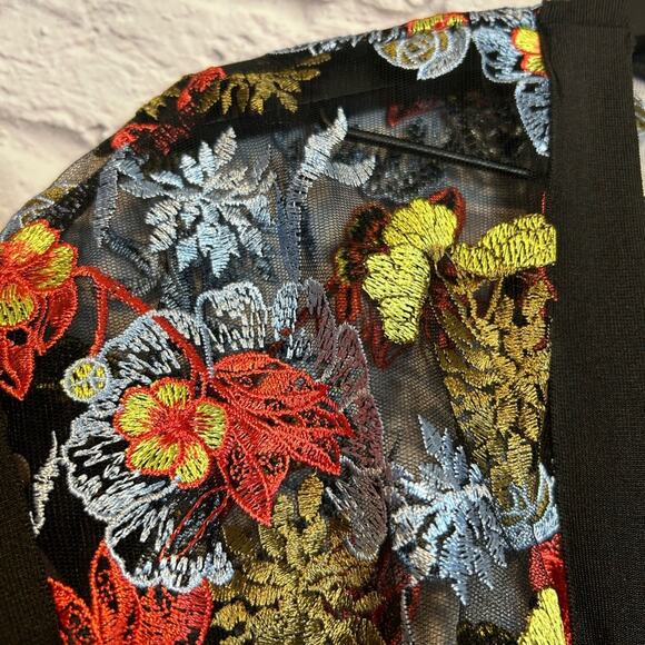 Beautiful Heavy embroidered long kimono / Beach coverup / Topper Jacket New - Picture 5 of 9